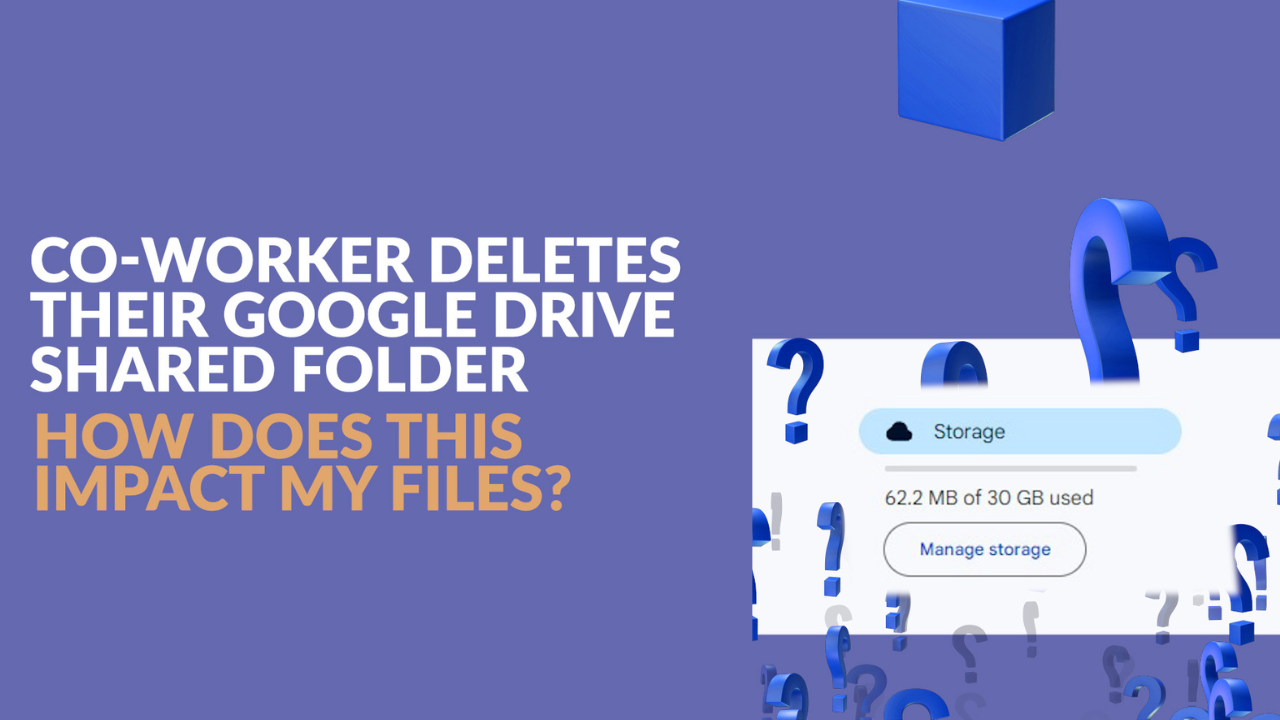 Read more about the article What happens to your files and your Google Drive Storage when someone deletes a Shared Folder you contributed to